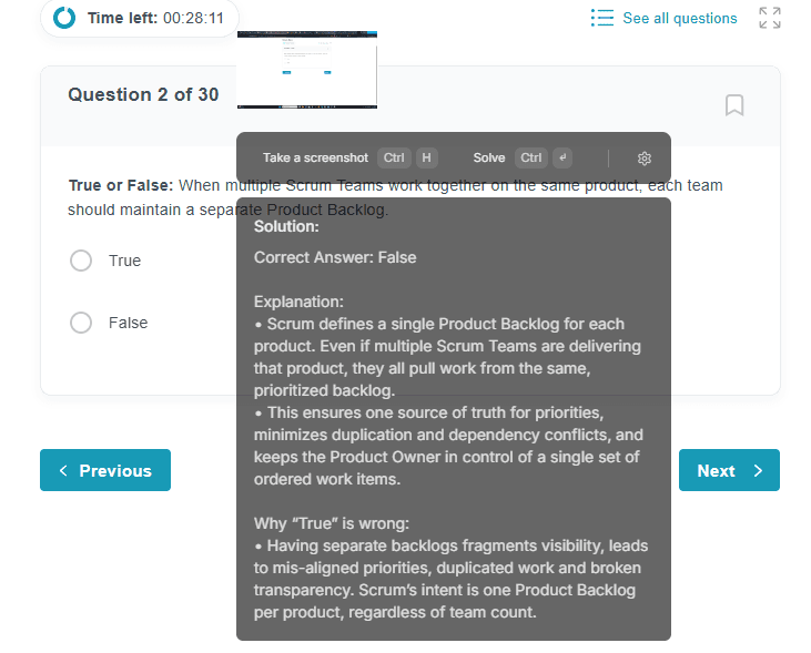 Capture the question